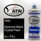 Preview: Jeep, Diamond Black Crystal Pearl, XJ / PXJ: 400ml Sprühdose, von ATW Autoteile West.